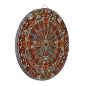 Mayan Calendar Dart Board Dartbord (Voorkant Links)