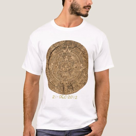 Mayan-Calendar-date-dark T-shirt (Voorkant)