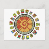 Mayan Calendar Design Briefkaart (Voorkant)
