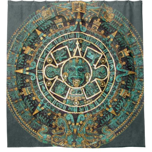 Mayan Calendar Douchegordijn (Voorkant)