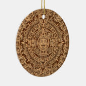 Mayan Calendar Keramisch Ornament (Rechts)