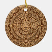 Mayan Calendar Keramisch Ornament (Voorkant)