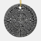 Mayan Calendar Keramisch Ornament (Voorkant)