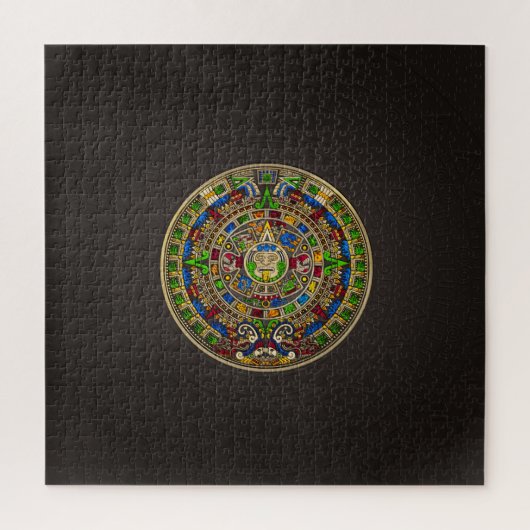 Mayan Calendar - kleur Legpuzzel (Verticaal)
