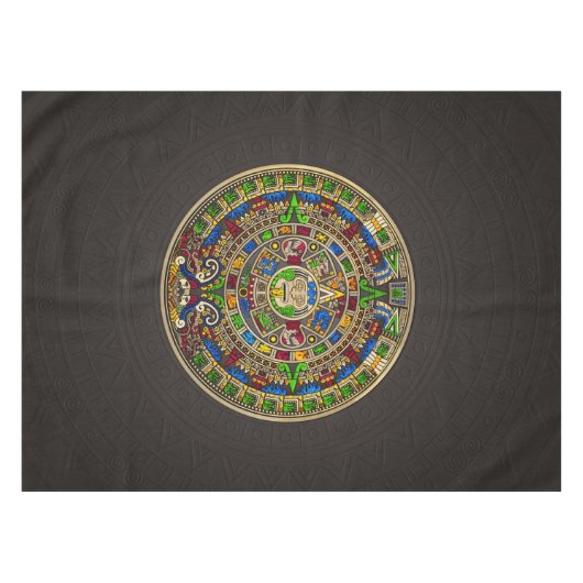 Mayan Calendar - kleur Tafelkleed (Voorkant (Horizontaal))