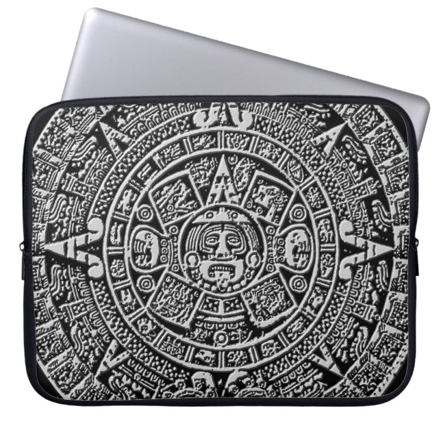 Mayan Calendar Laptop Sleeve (Voorkant)