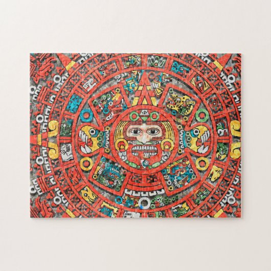 Mayan Calendar Legpuzzel (Horizontaal)