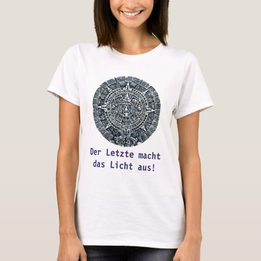Mayan Calendar/Maya Kalender T-shirt (Voorkant)