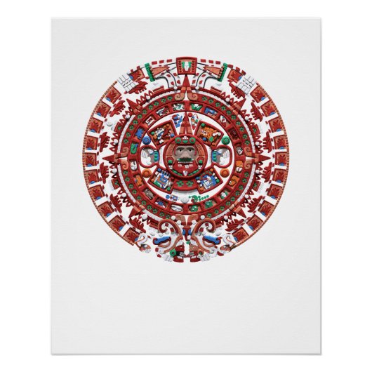 Mayan Calendar Mexican Pride Perfect Poster (Voorkant)