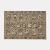 Mayan Calendar Month glyphs Deurmat (Voorkant)