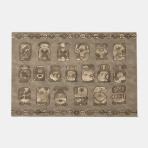 Mayan Calendar Month glyphs Deurmat