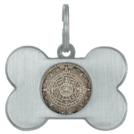 Mayan Calendar Pet ID tag Huisdieren Naamplaatje