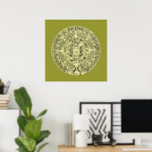Mayan Calendar Poster (Thuiskantoor)