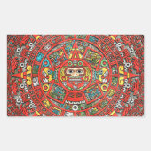 Mayan Calendar Rechthoekige Sticker (Voorkant)