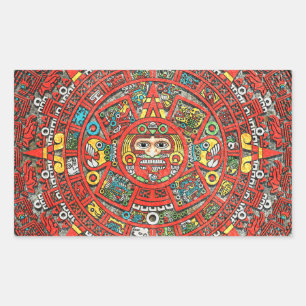 Mayan Calendar Rechthoekige Sticker