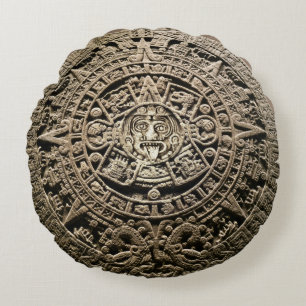 Mayan Calendar Rond Kussen