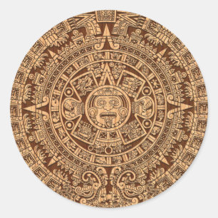 Mayan Calendar Ronde Sticker