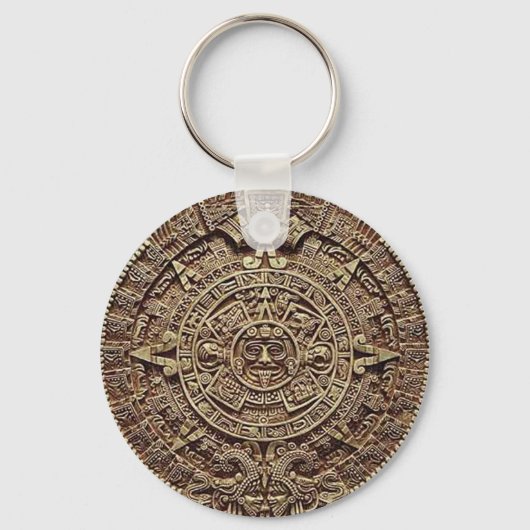 Mayan Calendar Stone 12.21.2012 Sleutelhanger (Voorkant)