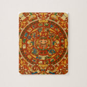 "Mayan Calendar Stone" Legpuzzel (Verticaal)