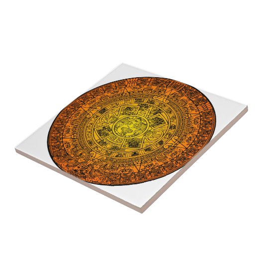 Mayan Calendar Tegeltje (Zijkant)