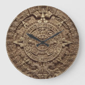 Mayan Calendar Wall Clock Grote Klok (Voorkant)
