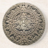 Mayan Calendar Zandsteen Onderzetter (Voorkant)