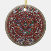 Mayan Calender Keramisch Ornament (Voorkant)