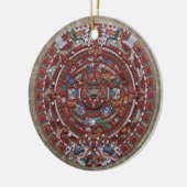 Mayan Calender Keramisch Ornament (Links)