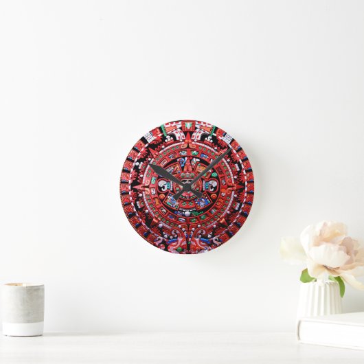 Mayan Calender Ronde Klok (Huis)