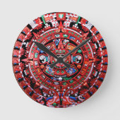 Mayan Calender Ronde Klok (Voorkant)