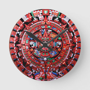 Mayan Calender Ronde Klok
