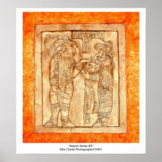 Mayan Carvings Foto reeks #2 Poster (Voorkant)