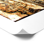 Mayan Carvings Foto serie #1 Poster (Hoek)