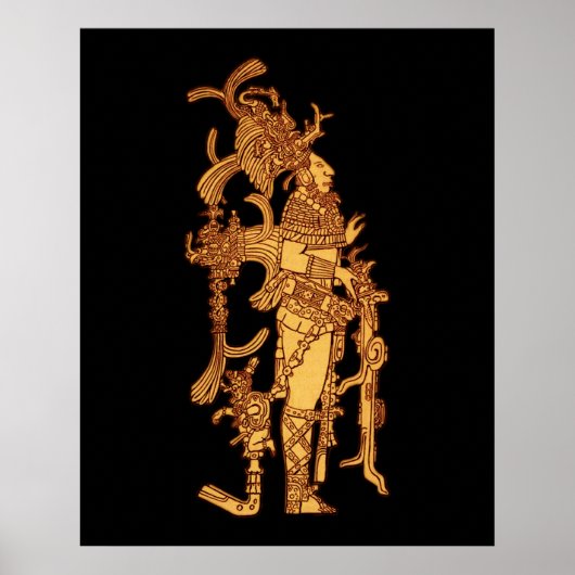 Mayan Ceremonial Dress Poster (Voorkant)