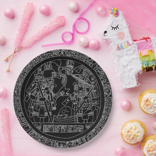 Mayan Circle Paper Bord (Feest)