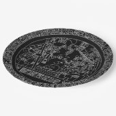 Mayan Circle Paper Bord (Gekanteld)