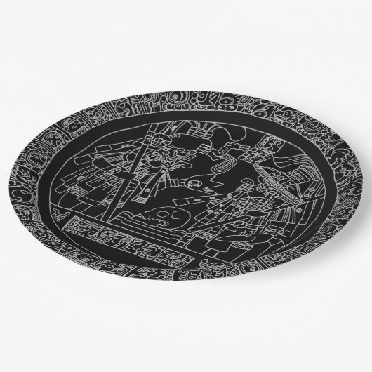 Mayan Circle Paper Bord (Gekanteld)