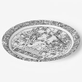 Mayan Circle Paper Bord (Gekanteld)