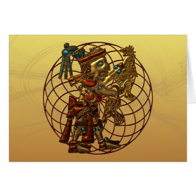 Mayan Deity (Voorkant Horizontaal)