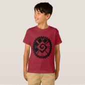 Mayan Deity Symbol Hunab Ku T-shirt (Voorkant volledig)