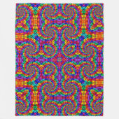 Mayan Dragon Fiesta Fleece Deken (Voorkant)