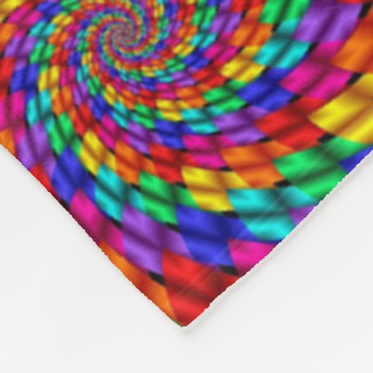 Mayan Dragon Fiesta Fleece Deken (Hoek)