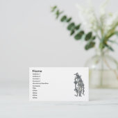 Mayan Dress Visitekaartje (Staand voorkant)