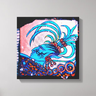 Mayan Elf: Defiance Canvas Afdruk