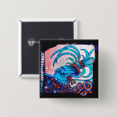 Mayan Elf: Defiance Vierkante Button 5,1 Cm (Voorkant /achterkant)