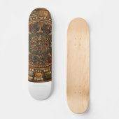 Mayan en Aztec Calendar door Grassrootsdesigns4u! Persoonlijk Skateboard (Voorkant)