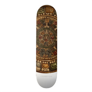 Mayan en Aztec Calendar door Grassrootsdesigns4u! Persoonlijk Skateboard
