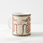 Mayan Entwined Snakes Koffiemok (Voorkant links)