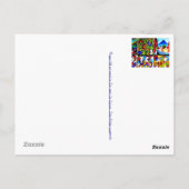 Mayan folkloric mural Guatemala briefkaart (Achterkant)