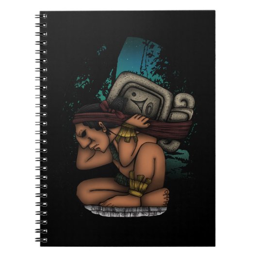 Mayan God Notitieboek (Voorkant)